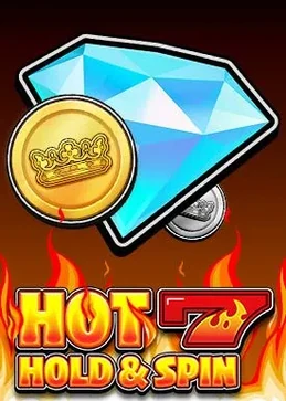 Machine a sous classique avec symboles de feu et fonction Hold and Spin pour des gains rapides.
